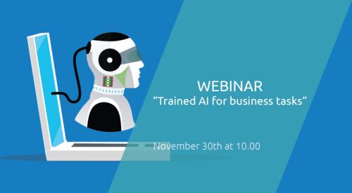 Webinar | Trained AI for business tasks